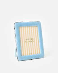"Dulce Blue Velvet Photo Frame 6x8"""