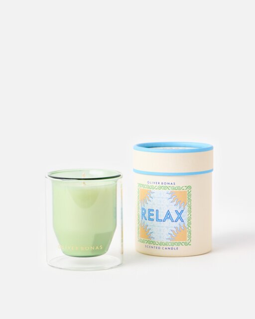 Relax White Jasmine Scented Candle