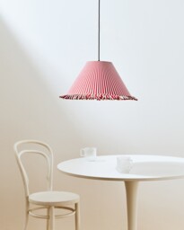 Alba Red Striped Pendant Lamp Shade