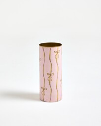 Pink & Gold Bows Umbrella Stand