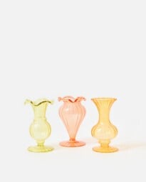 Maria Glass Bud Vases Set of Three