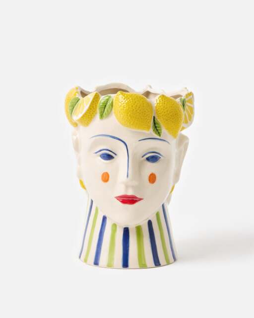 Lola Ceramic Face Vase