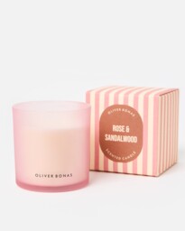 Rose & Sandalwood Scented Candle Large