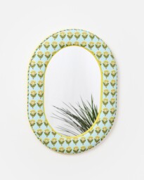 Ariany Floral Oval Wall Mirror