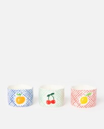 Fruit Scented Candles Set of Three