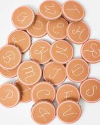 Perry Alphabet Initial Compact Mirror F