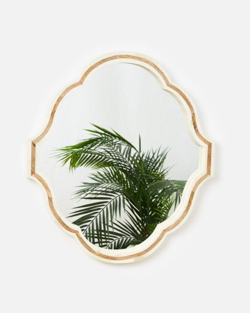 Blanca Wooden Wall Mirror