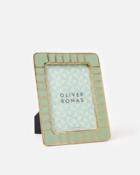 "Cilo Green Enamel Photo Frame 5x7"""
