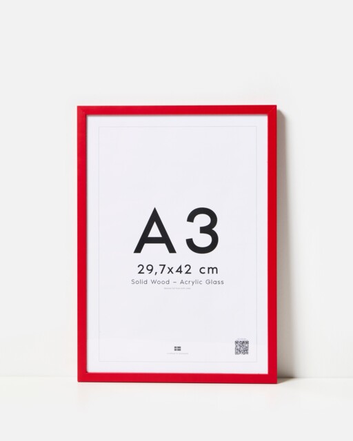 Red Wall Art Frame
