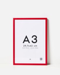 Red Wall Art Frame