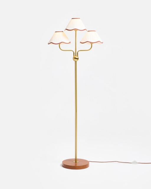 Bardot Triple Cream Floor Lamp