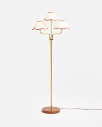 Bardot Triple Cream Floor Lamp