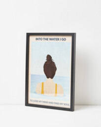 Into the Water I Go Framed Wall Art