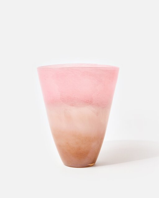 Solana Tonal Pink Glass Vase