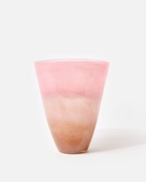 Solana Tonal Pink Glass Vase