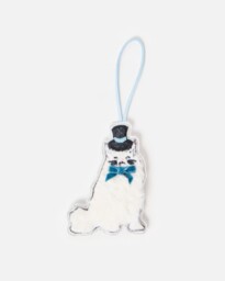 Top Hat Cat Embellished Christmas Tree Decoration