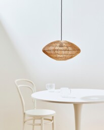 Pablo Oval Rattan Woven Lamp Shade