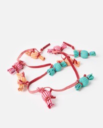Multicoloured Bon Bon Velvet Christmas Garland