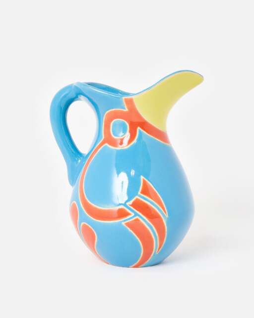 Parrot Ceramic Vase