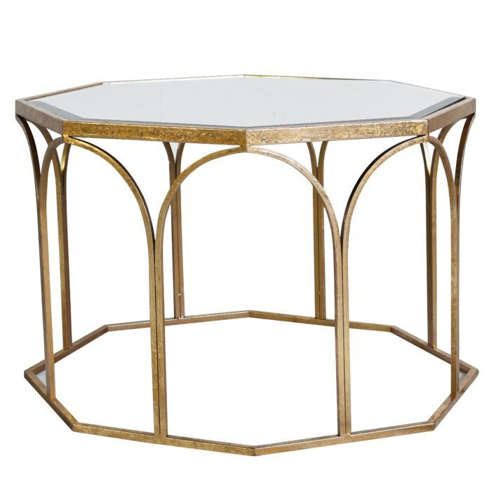Gallery Interiors Canterbury Coffee Table in Antique Gold - image 1