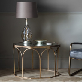 Gallery Interiors Canterbury Coffee Table in Antique Gold - thumbnail 3