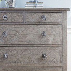 Gallery Interiors Mustique 5 Drawer Chest - thumbnail 2