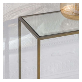 Gallery Interiors Rothbury Console Table in Bronze - thumbnail 3