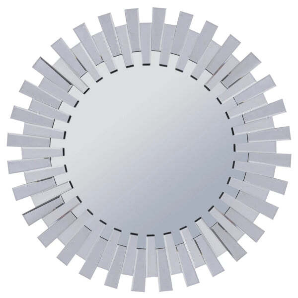 Libra Midnight Mayfair Collection - Blakely Faceted Sunflower Mirror