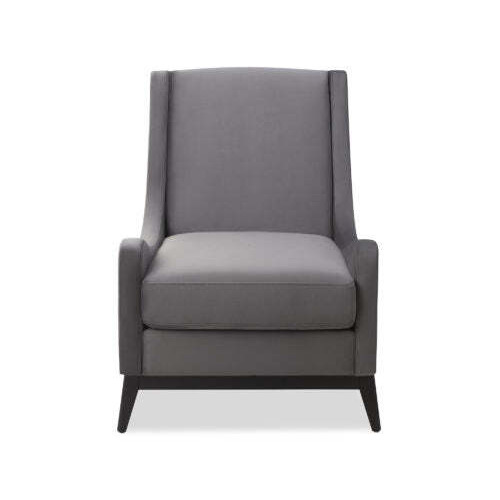 Liang & Eimil Lima Occasional Chair- Night Grey Velvet - image 1