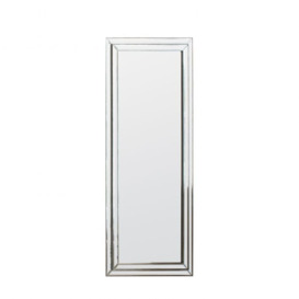 Gallery Interiors Chambery Leaner Mirror in Pewter - thumbnail 1
