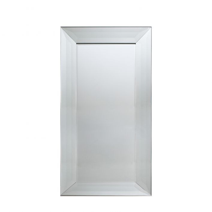 Gallery Interiors Ferrara Leaner Mirror in Silver - image 1