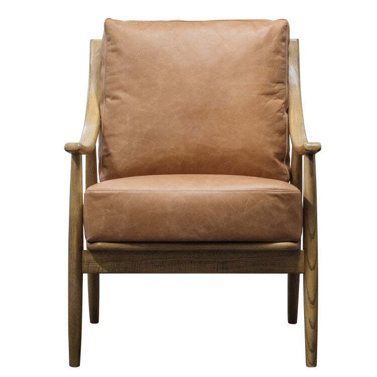 Gallery Interiors Reliant Occasional Chair Brown - image 1