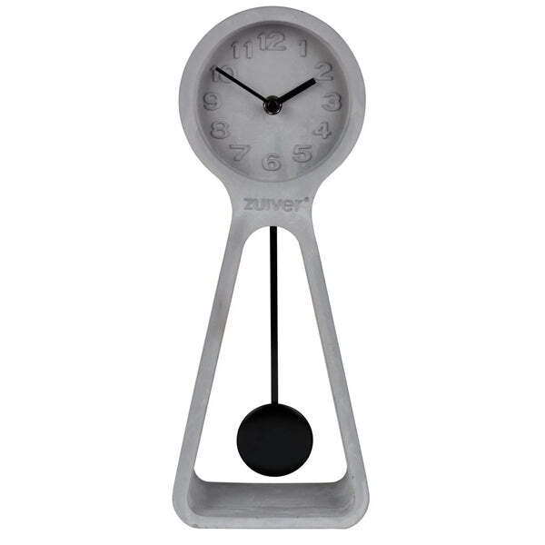 Zuiver Pendulum Clock Time Concrete - image 1