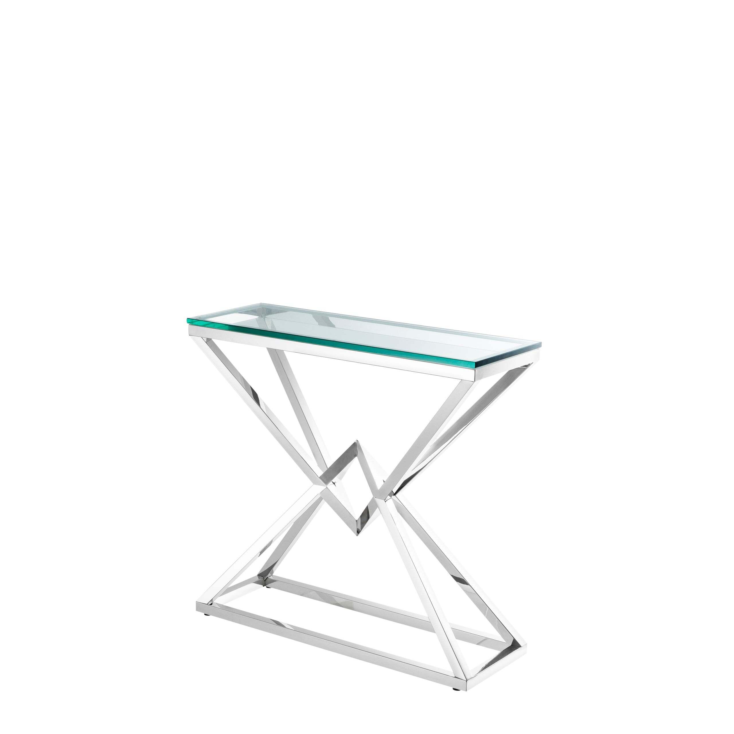 Eichholtz Connor Console Table Polished Stainless Steel - image 1