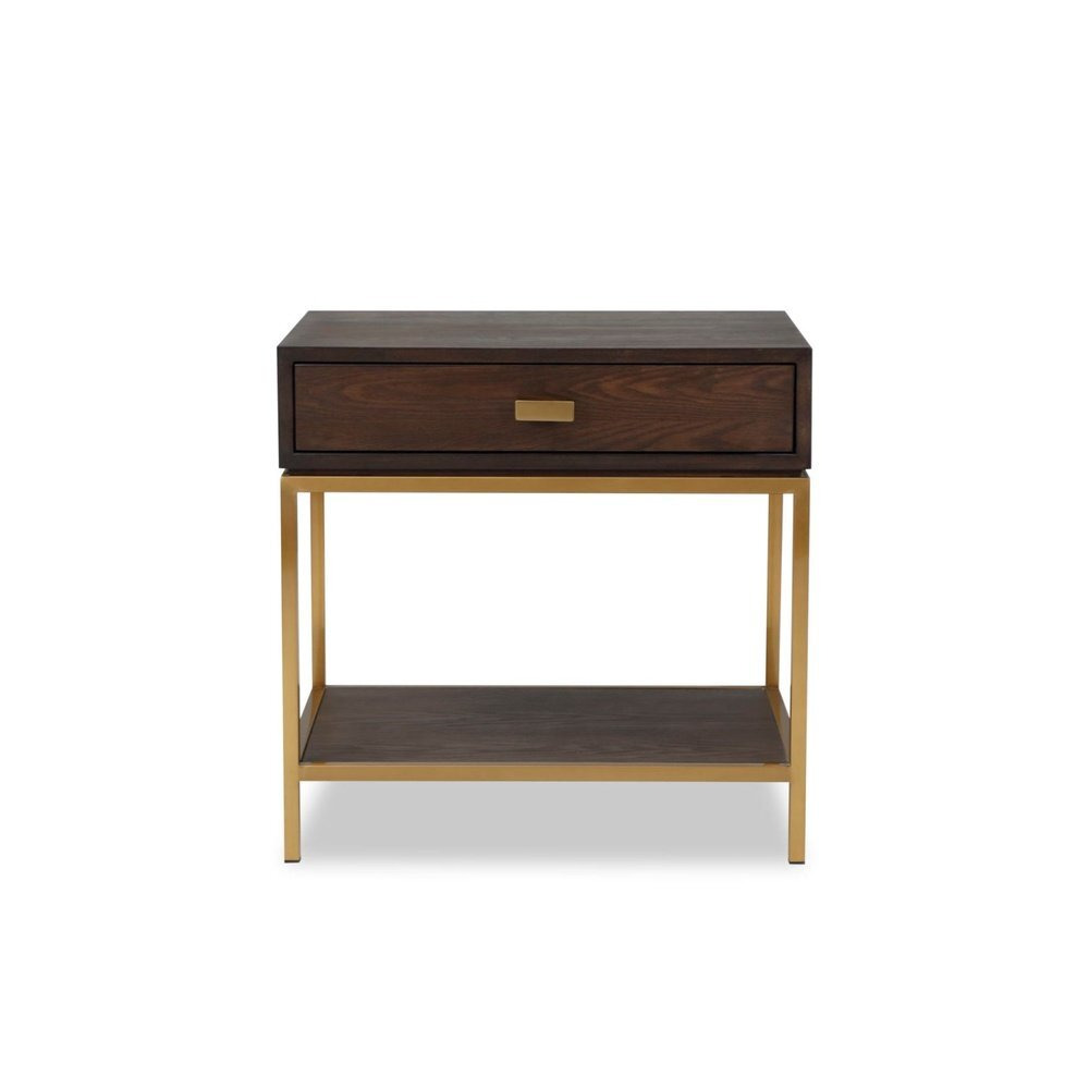 Liang & Eimil Levi Bedside Table Dark Brown - image 1