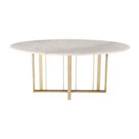 Liang & Eimil Fenty Dining Table Polished Brass