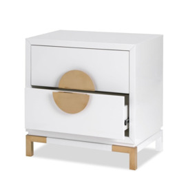 Liang & Eimil Otium Bedside Table Champagne Gold - thumbnail 3