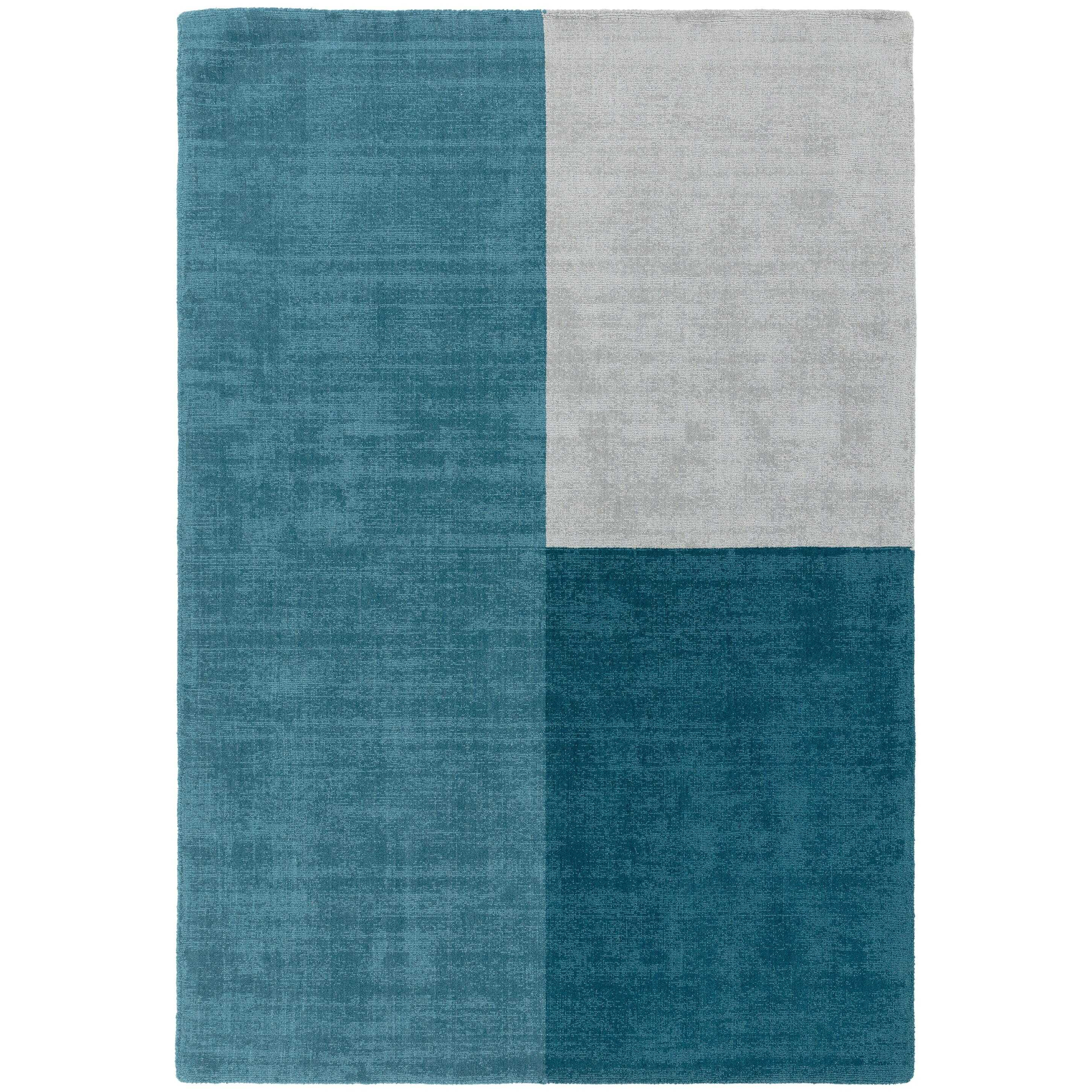 Asiatic Carpets Blox Hand Woven Rug Teal - 200 x 300cm - image 1