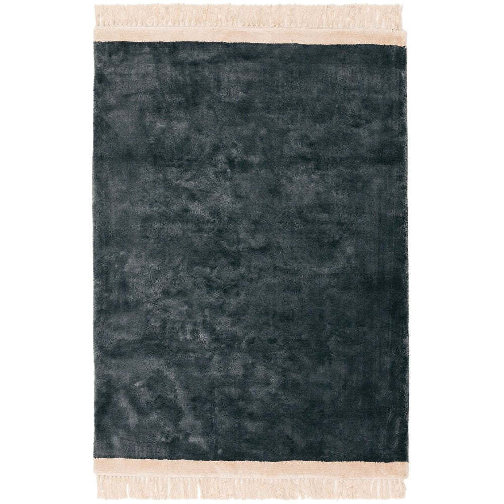 Asiatic Carpets Elgin Hand Woven Rug Petrol/ Pink Border - 160 x 230cm - image 1