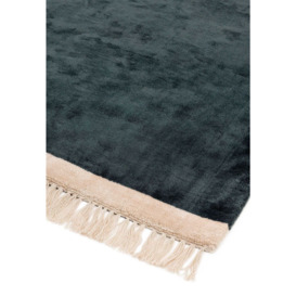 Asiatic Carpets Elgin Hand Woven Rug Petrol/ Pink Border - 160 x 230cm - thumbnail 3