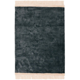 Asiatic Carpets Elgin Hand Woven Rug Petrol/ Pink Border - 160 x 230cm - thumbnail 1