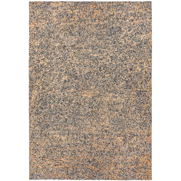 Asiatic Carpets Elona Mosaic Cowhide Hand Sewn Rug Grey - 120 x 170cm - image 1