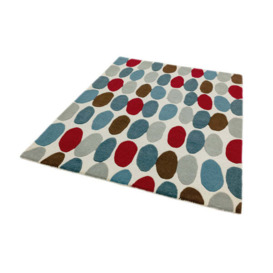 Asiatic Carpets Matrix Hand Tufted Rug Sofia Red/Teal - 160 x 230cm - thumbnail 2