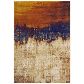 Asiatic Carpets Nova Machine Woven Rug Distress Orange - 160 x 230cm - thumbnail 1