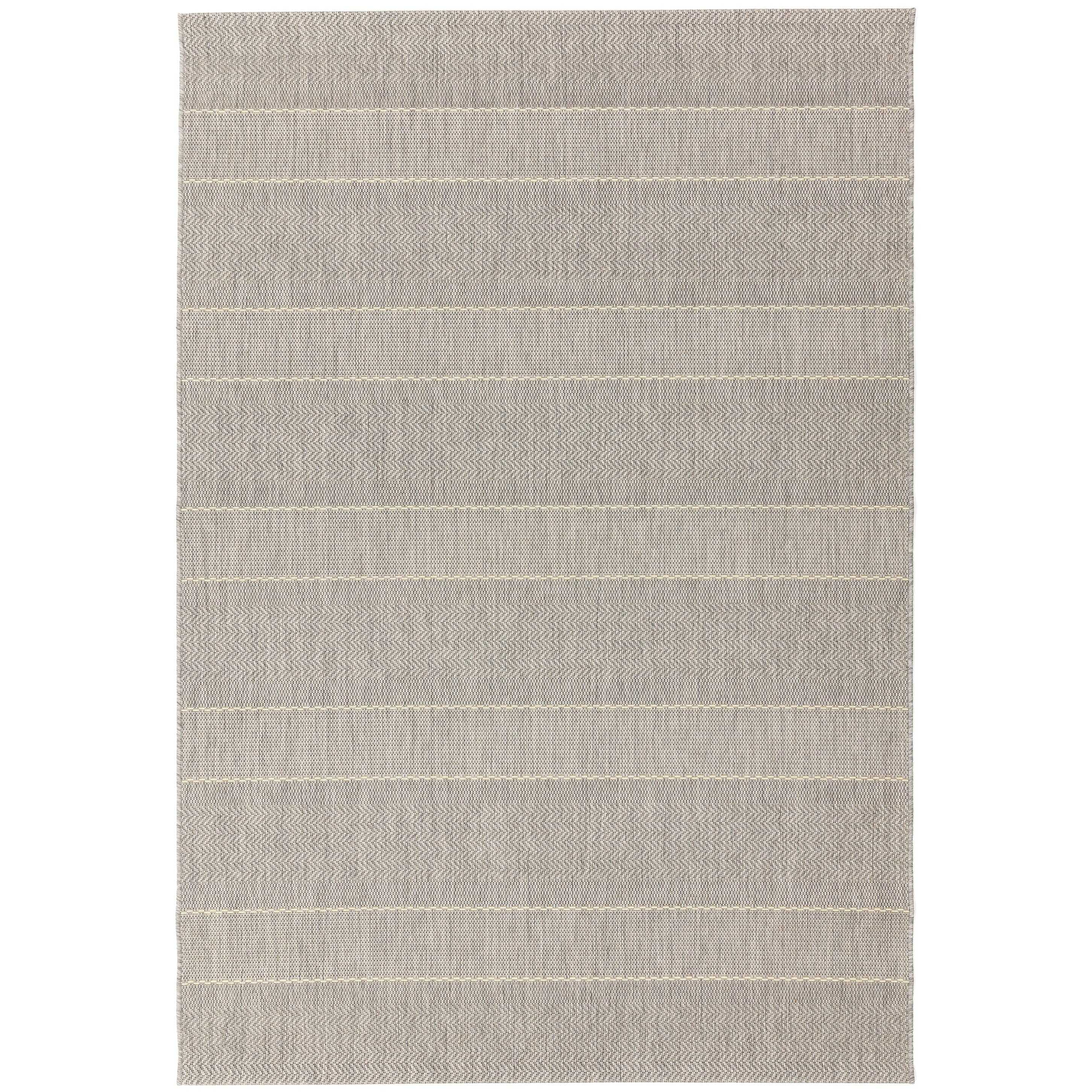 Asiatic Carpets Patio Machine Woven Rug Beige Stripe - 160 x 230cm - image 1