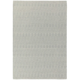 Asiatic Carpets Sloan Hand Woven Rug Silver - 100 x 150cm - thumbnail 1