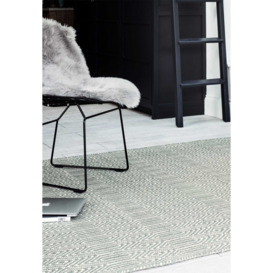 Asiatic Carpets Sloan Hand Woven Rug Silver - 100 x 150cm - thumbnail 2