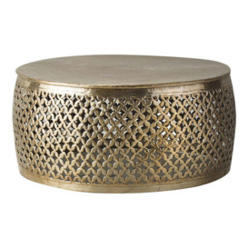 Gallery Interiors Khalasar Coffee Table in Light Gold - thumbnail 1