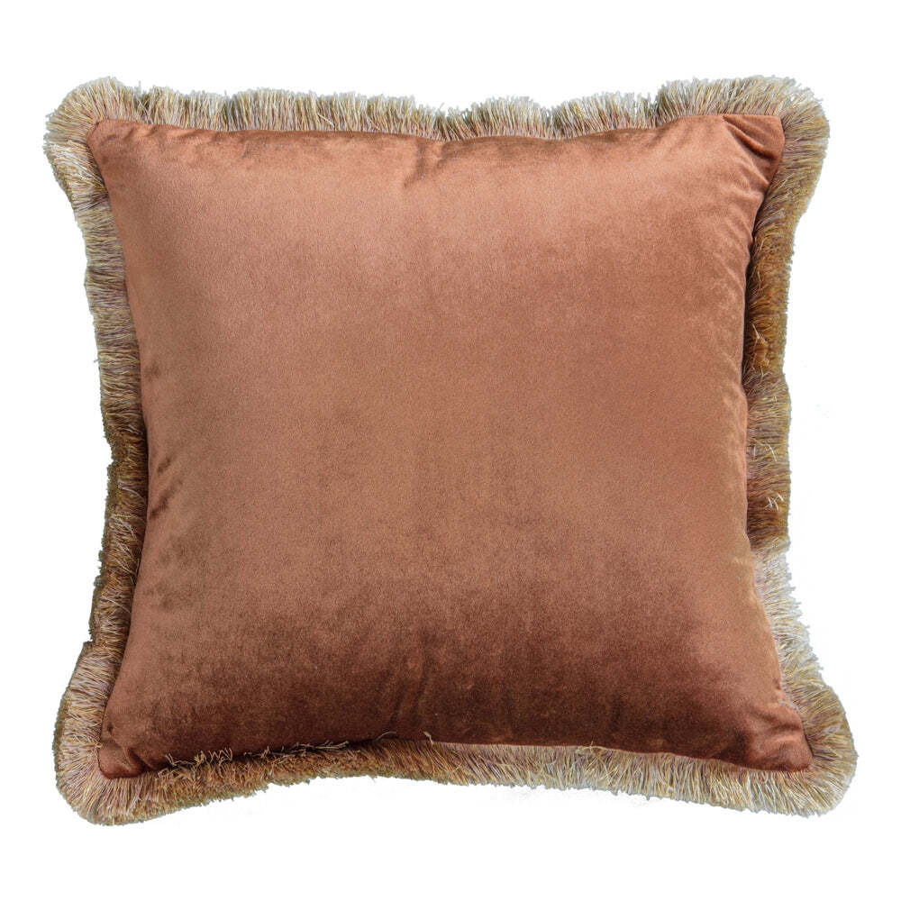 Gallery Interiors Ombre Velvet Cushion / Red - image 1