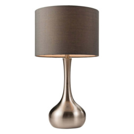 Olivia's Pearl Table Lamp / Brass & Taupe - thumbnail 2